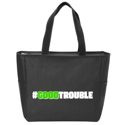 Get In #GoodTrouble John Lewis Tribute Zip Tote Bag