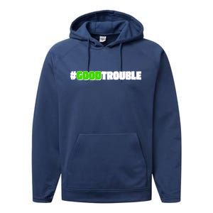 Get In #GoodTrouble John Lewis Tribute Performance Fleece Hoodie