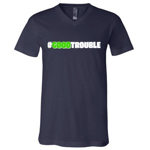 Get In #GoodTrouble John Lewis Tribute V-Neck T-Shirt