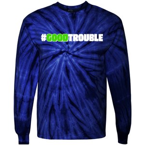 Get In #GoodTrouble John Lewis Tribute Tie-Dye Long Sleeve Shirt