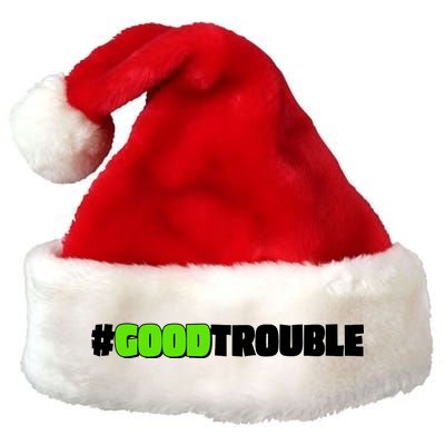 Get In #GoodTrouble John Lewis Tribute Premium Christmas Santa Hat