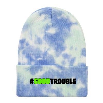 Get In #GoodTrouble John Lewis Tribute Tie Dye 12in Knit Beanie