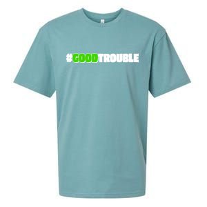 Get In #GoodTrouble John Lewis Tribute Sueded Cloud Jersey T-Shirt