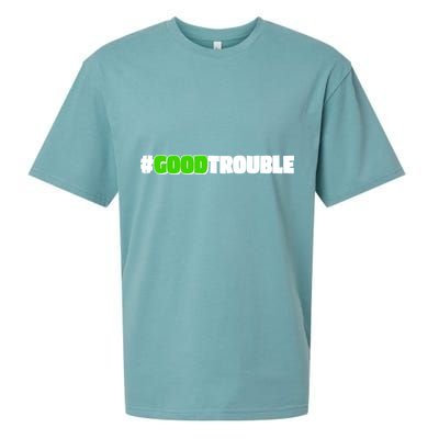 Get In #GoodTrouble John Lewis Tribute Sueded Cloud Jersey T-Shirt