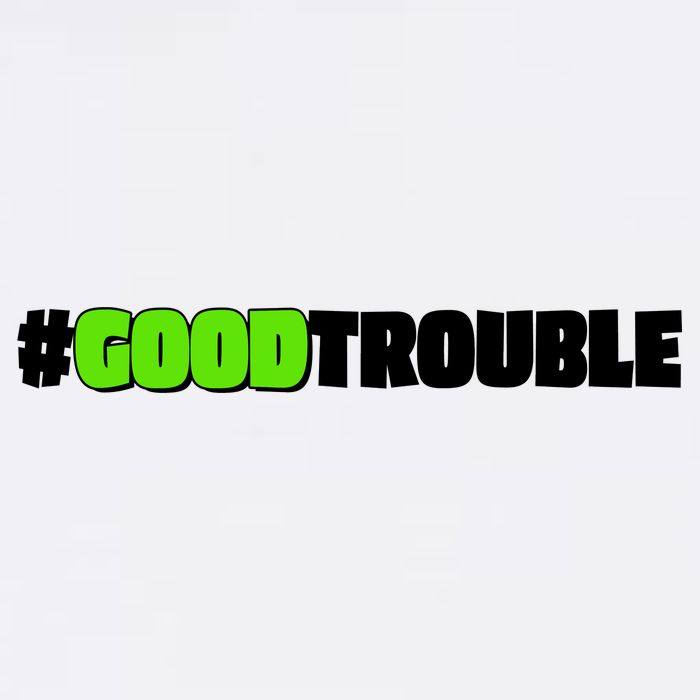 Get In #GoodTrouble John Lewis Tribute Garment-Dyed Sweatshirt