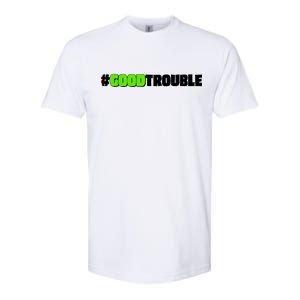 Get In #GoodTrouble John Lewis Tribute Softstyle CVC T-Shirt