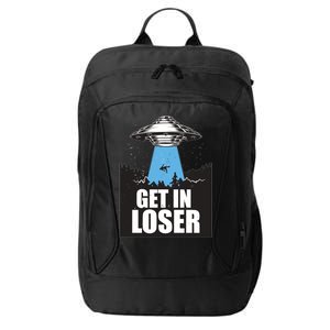 Get In Loser Alien UFO City Backpack