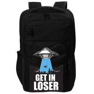 Get In Loser Alien UFO Impact Tech Backpack