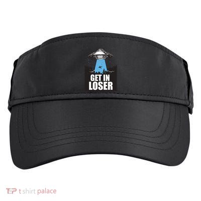 Get In Loser Alien UFO Adult Drive Performance Visor