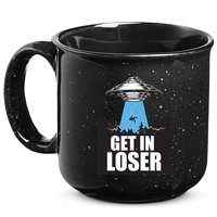 Get In Loser Alien UFO 15oz Campfire Ceramic Mug