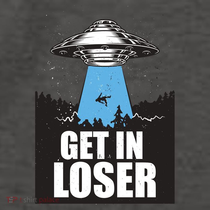 Get In Loser Alien UFO Vector Backpack