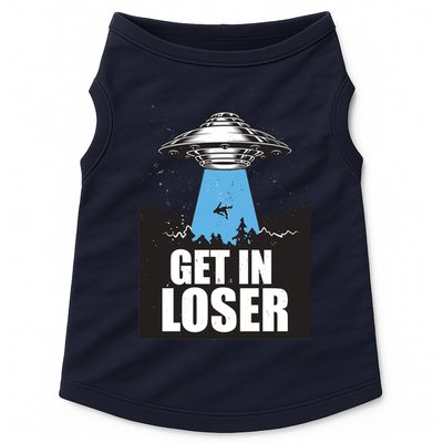 Get In Loser Alien UFO Doggie Tank