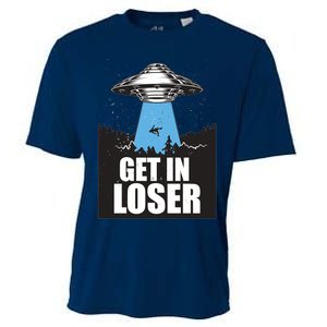 Get In Loser Alien UFO Cooling Performance Crew T-Shirt