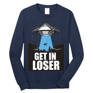 Get In Loser Alien UFO Long Sleeve Shirt