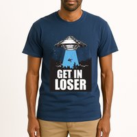 Get In Loser Alien UFO Tall T-Shirt
