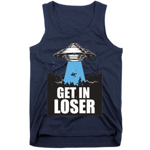 Get In Loser Alien UFO Tank Top