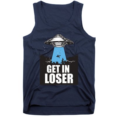 Get In Loser Alien UFO Tank Top