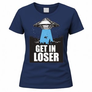 Get In Loser Alien UFO Women's T-Shirt