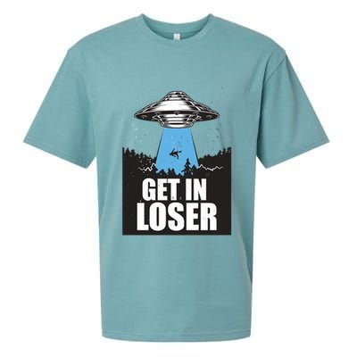 Get In Loser Alien UFO Sueded Cloud Jersey T-Shirt