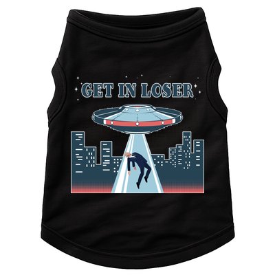 Get In Loser Anti Joe Biden UFO Abduction Doggie Tank