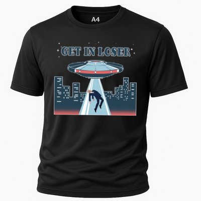Get In Loser Anti Joe Biden UFO Abduction Performance Shirt