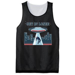 Get In Loser Anti Joe Biden UFO Abduction Mesh Reversible Basketball Jersey Tank