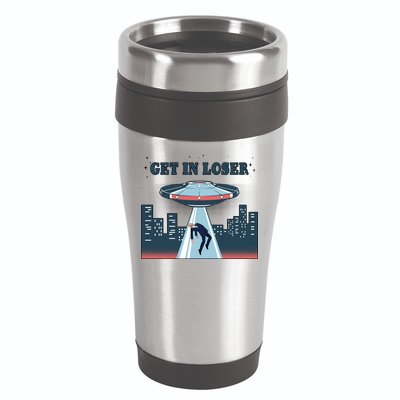 Get In Loser Anti Joe Biden UFO Abduction 16oz Travel Tumbler