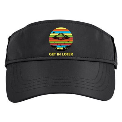 Get In Loser UFO Retro Alien Spaceship Adult Drive Performance Visor