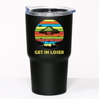 Get In Loser UFO Retro Alien Spaceship Tumbler
