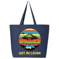Get In Loser UFO Retro Alien Spaceship 25L Jumbo Tote