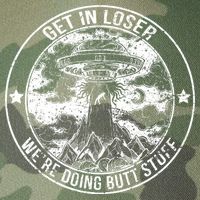 Get In Loser Were Doing Butt Stuff Legacy Tie Dye Trucker Hat