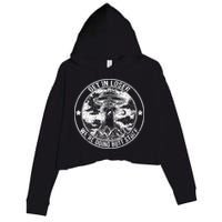 Get In Loser We're Doing Butt Stuff Crop Fleece Hoodie
