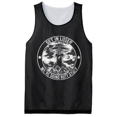 Get In Loser We're Doing Butt Stuff Mesh Reversible Basketball Jersey Tank
