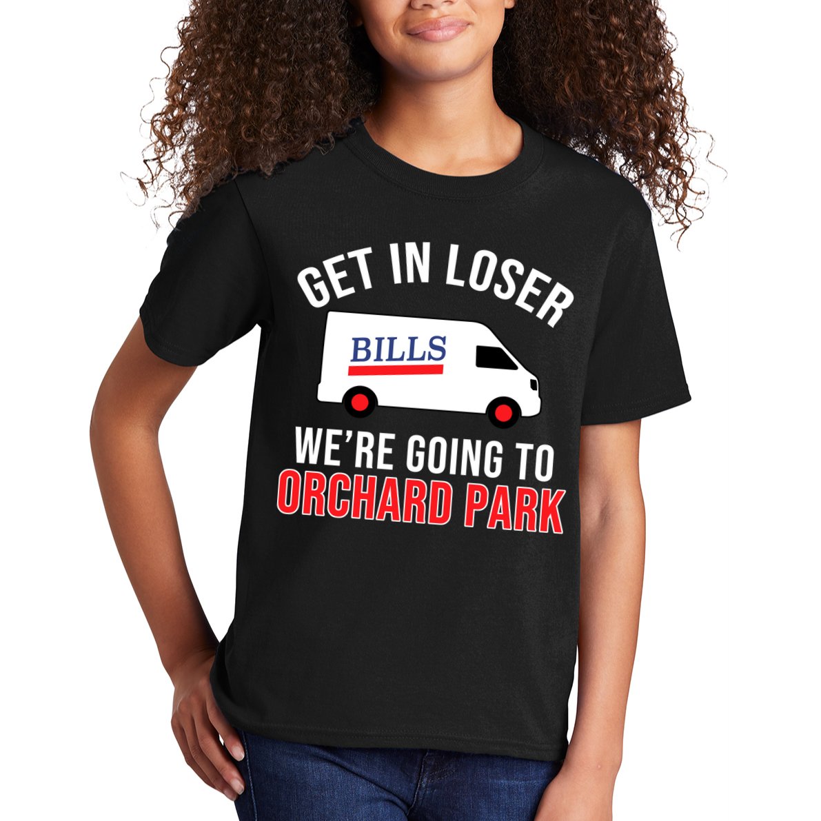 Get In Loser We're Going To Orchard Park Kids T-Shirt