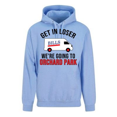 Get In Loser We're Going To Orchard Park Unisex Surf Hoodie