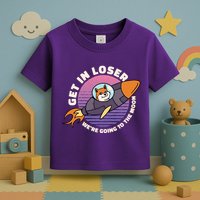 Get In Loser We're Going To The Moon Toddler T-Shirt