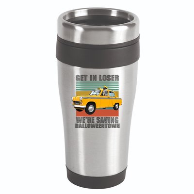 Get In Losers We're Saving Halloween Town 16oz Travel Tumbler