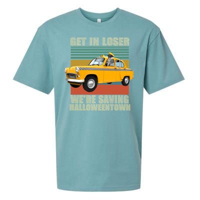 Get In Losers We're Saving Halloween Town Sueded Cloud Jersey T-Shirt