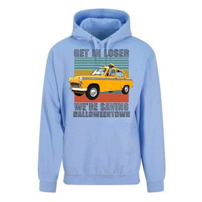 Get In Losers We're Saving Halloween Town Unisex Surf Hoodie