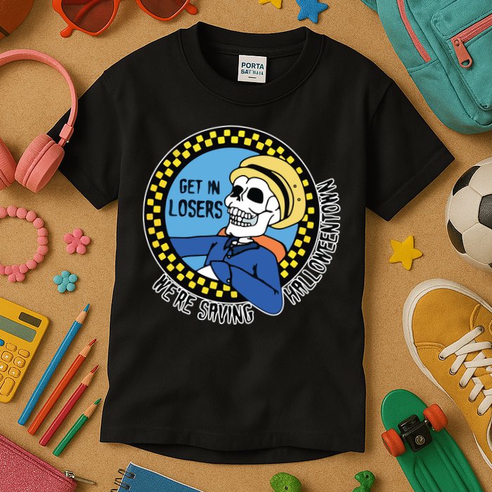 Get in Losers We're Saving Halloweentown Kids T-Shirt