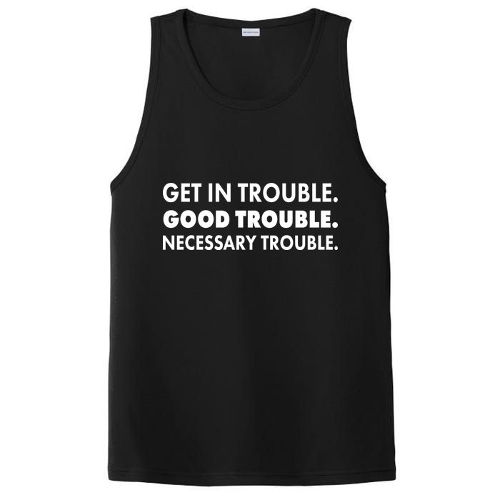 Get In Trouble Good Trouble Necessary Trouble PosiCharge Competitor Tank