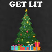 Get Lit Funny Christmas Adult Drive Performance Visor