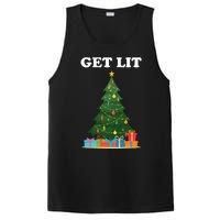 Get Lit Funny Christmas PosiCharge Competitor Tank