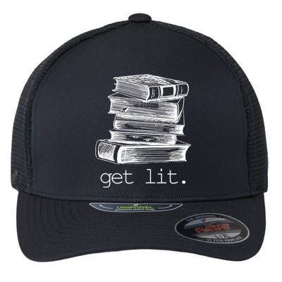 Get Lit Read Books Flexfit Unipanel Trucker Cap