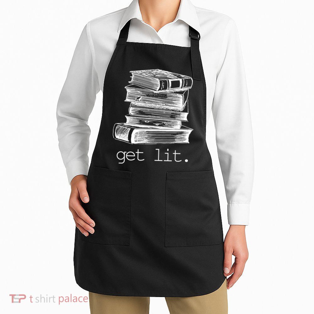 Get Lit Read Books Apron
