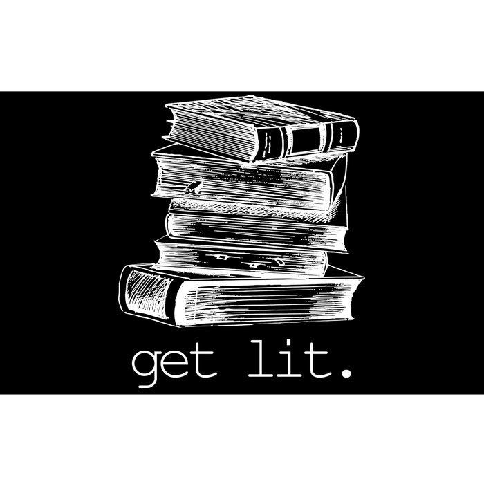 Get Lit Read Books Bumper Sticker