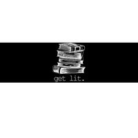 Get Lit Read Books Bumper Sticker