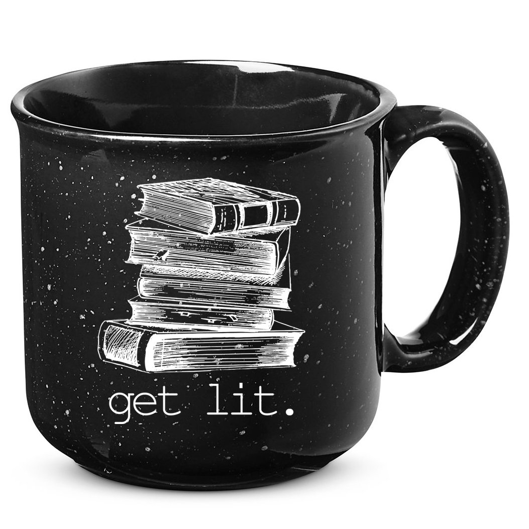 Get Lit Read Books 15oz Campfire Ceramic Mug