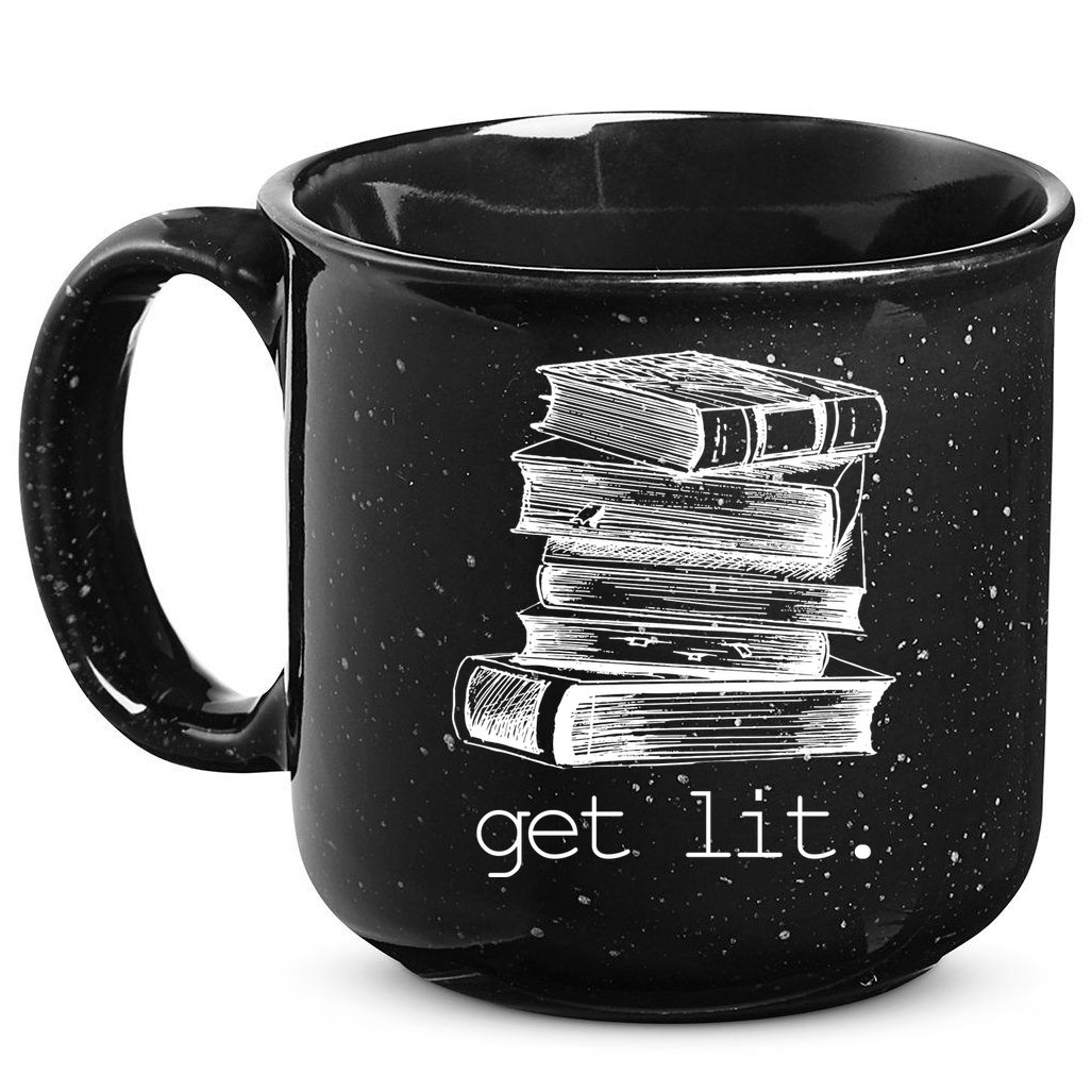 Get Lit Read Books 15oz Campfire Ceramic Mug