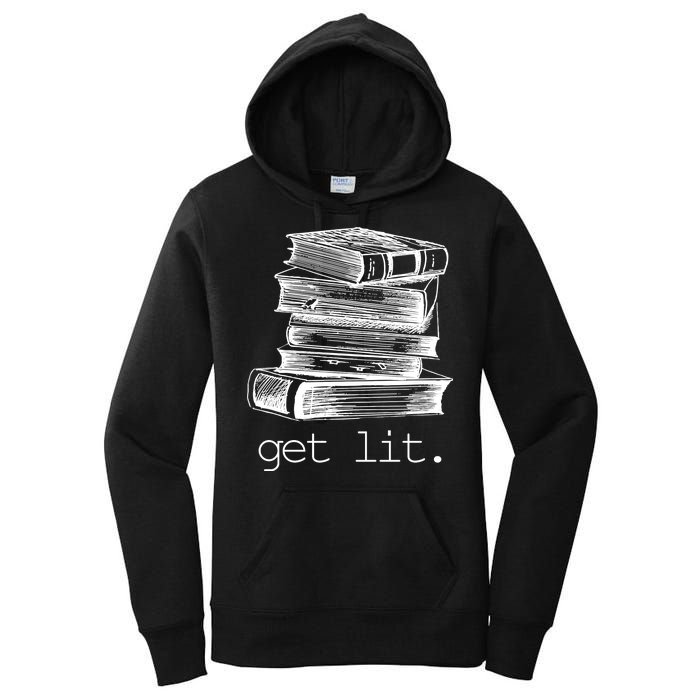 Get Lit Read Books Women's Pullover Hoodie